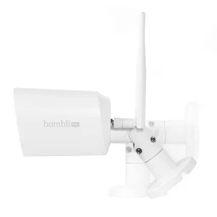 Hombli Slimme Beveiligingscamera voor buiten met WiFi - Full HD 1080p - Bewegingsdetectie met Nachtzicht - Live beeld via App - Wit 9