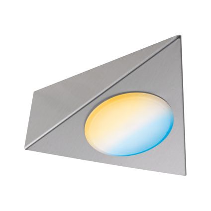 Spot éclairage de placard Paulmann Clever Connect Trigo tuneable white nickel 2,1W