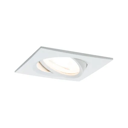 Paulmann spot encastrable LED Nova carré orientable blanc 51mm GU10 6,5W