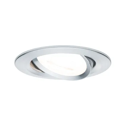 Paulmann spot encastrable LED Nova autour orientable 3-stepdim aluminium 51mm GU10 6,5W