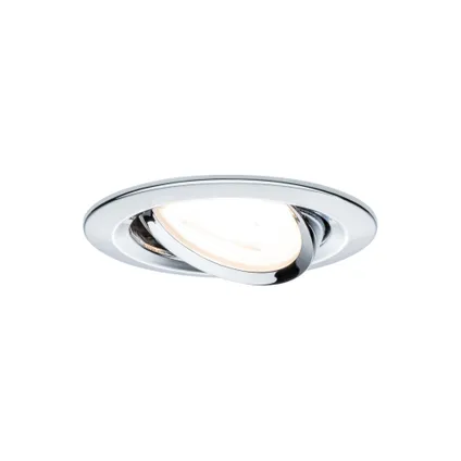 Paulmann spot encastrable LED Nova autour orientable 3-stepdim chrome 51mm GU10 3x6,5W 5