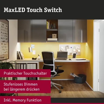 Paulmann Function MaxLED touch switch 24V DC zilver metaal max 144W 9