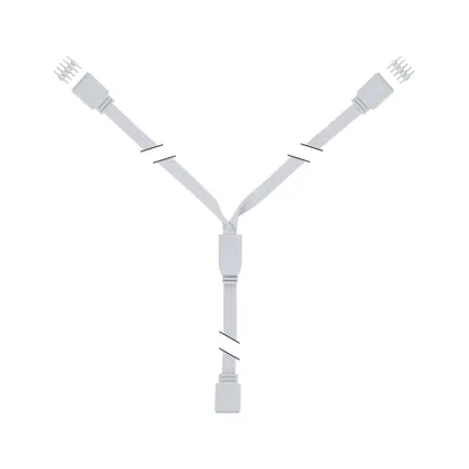 Y-splitter pour ruban LED Paulmann MaxLED plastique blanc 30cm