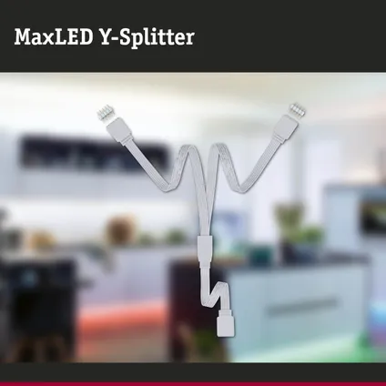 Paulmann Y-splitter voor MaxLED ledstrip wit kunststof 30cm 5