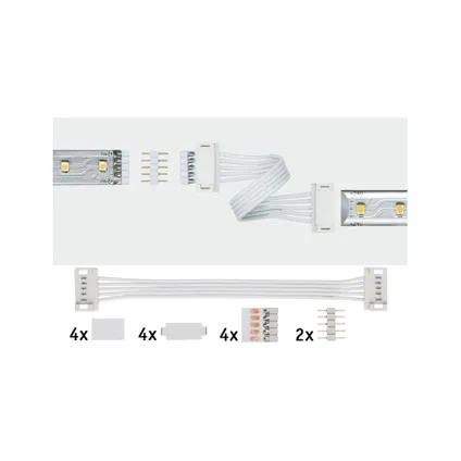 Connecteur universel pour ruban LED Paulmann Function MaxLED blanc - 2 pièces 3