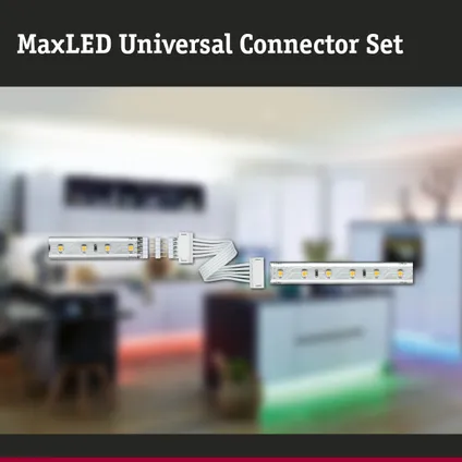 Connecteur universel pour ruban LED Paulmann Function MaxLED blanc - 2 pièces 6