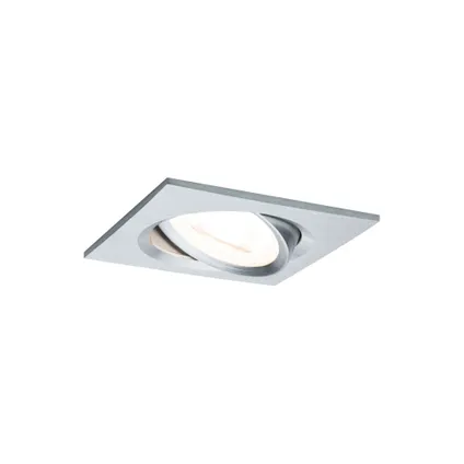 Paulmann spot encastrable LED Nova carré orientable 3-stepdim aluminium 51mm GU10 3x6,5W 4