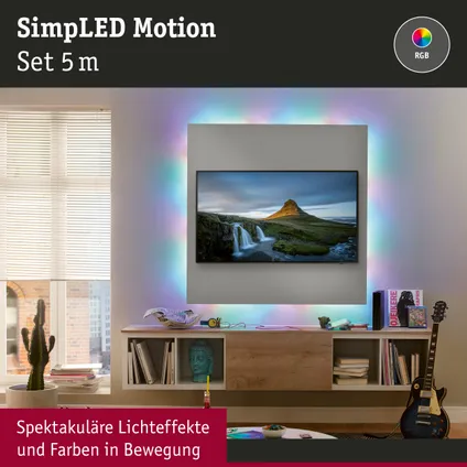 Ruban LED Paulmann SimpLED Motion 5m RGB 10W 10