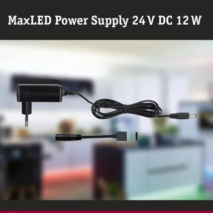Paulmann adapter Universal LED Power zwart kunststof 12W 230/24V 3