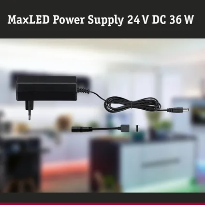 Paulmann adapter Universal LED Power zwart kunststof 36W 230/24V 3