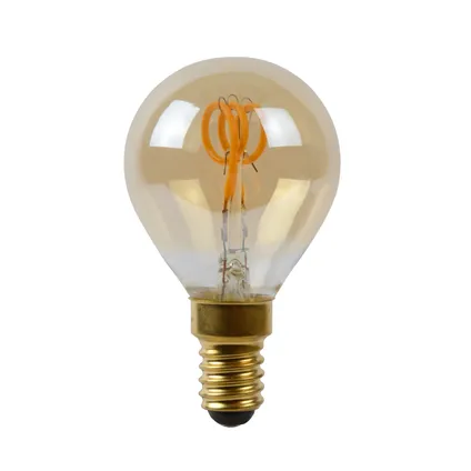 Lucide ledfilamentlamp amber P45 E14 3W 3