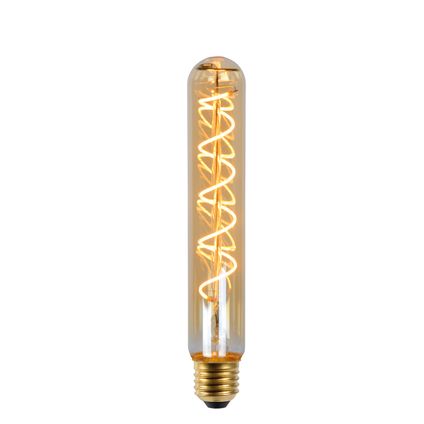Ampoule LED crayon Lucide ambre 20cm T32 gradable E27 5W