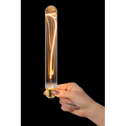 Ampoule LED crayon Lucide fumée 25cm E27 5W 3