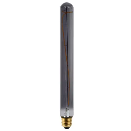 Ampoule LED crayon Lucide fumée 30cm T32 gradable E27 5W 3