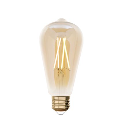 Ampoule LED filament iDual ST64 ambre E27 G11