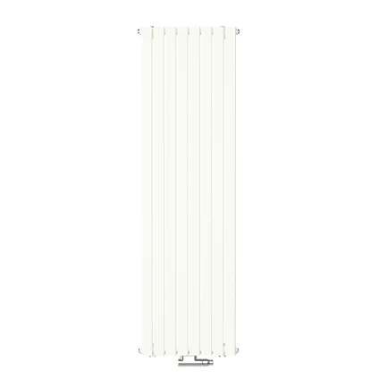 Radiateur design Henrad Verona vertical blanc crème 40,8x160cm