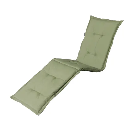 Coussin pour chaise longue Madison Panama vert 195x60cm 2