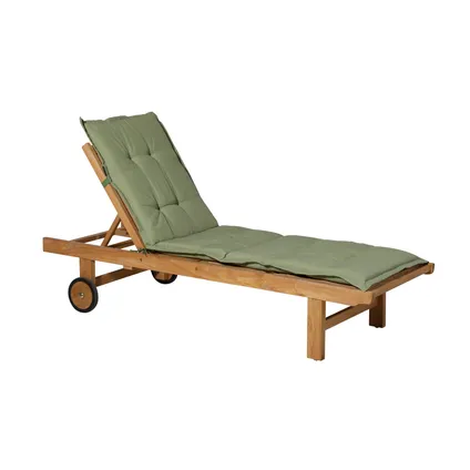 Coussin pour chaise longue Madison Panama vert 195x60cm 4