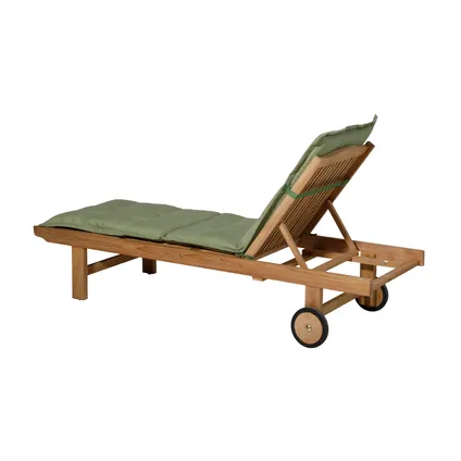 Coussin pour chaise longue Madison Panama vert 195x60cm 5