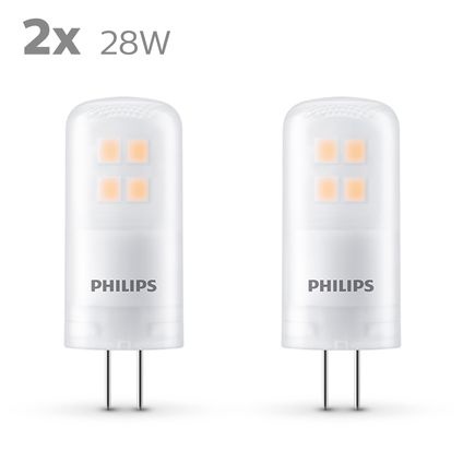 Philips ledlamp capsule warm wit G4 2,7W 2 stuks