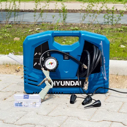 Hyundai compacte compressor 55791 olievrij 1,5PK 8bar 2