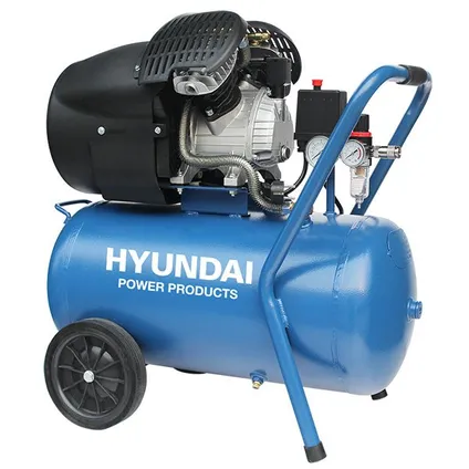 Hyundai compressor 55803 met olie 3PK 8 Bar 50L