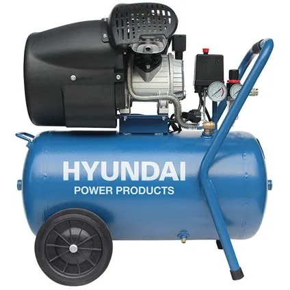 Hyundai compressor 55803 met olie 3PK 8 Bar 50L 3