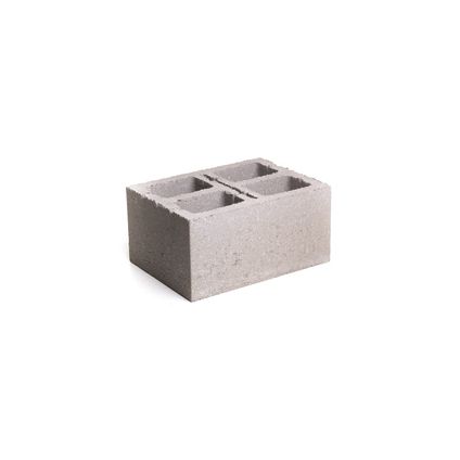 Coeck standaard betonblok Benor hol grijs 39x29x19cm 48st + pallet 3004470