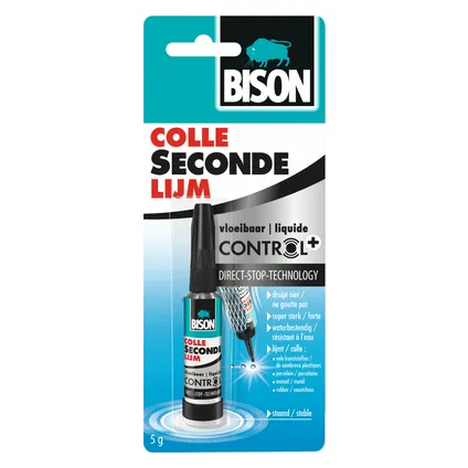 Colle seconde liquide Bison Control 5g
