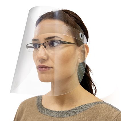 Masque-écran facial Busters transparent
