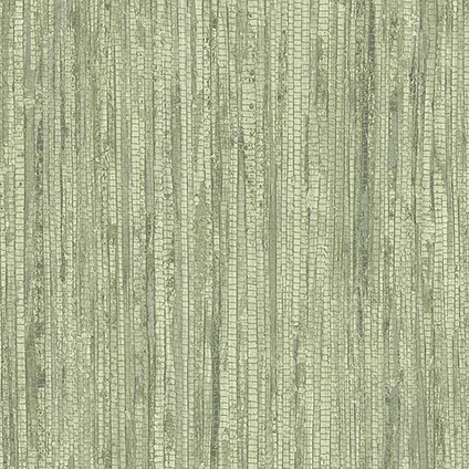 Vliesbehang textuur en streep groen G67962 2