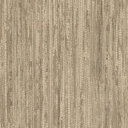 Vliesbehang textuur en streep beige G67965 2
