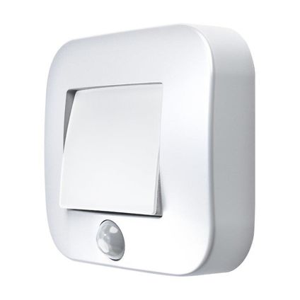 Veilleuse LEDVANCE NIGHTLUX® Hall LED avec détecteur de mouvement carré  blanc