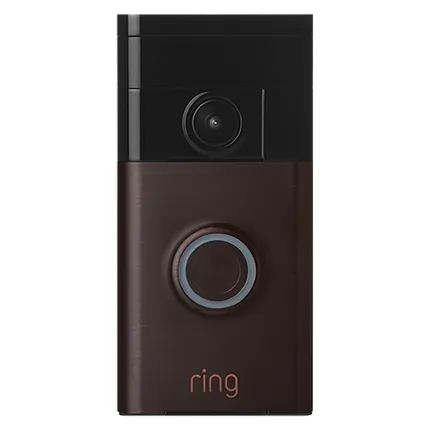 Ring video deurbel - draadloos - 1080p HD-video - WiFi - brons 2
