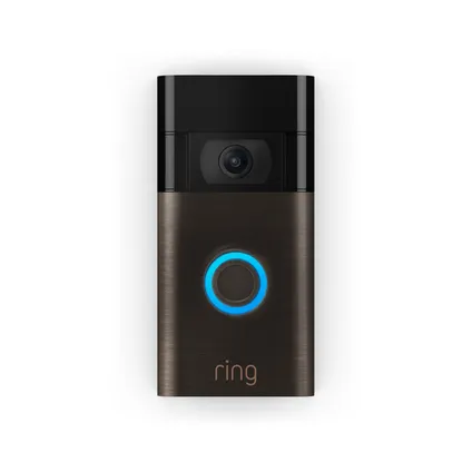 Ring video deurbel - draadloos - 1080p HD-video - WiFi - brons 5