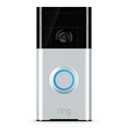 Ring video deurbel - draadloos - 1080p HD-video - WiFi - zilver 2