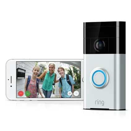 Ring video deurbel - draadloos - 1080p HD-video - WiFi - zilver 8