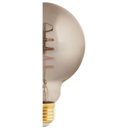 EGLO ledfilamentlamp G95 grijs dimbaar E27 4W 3