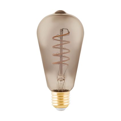 Ampoule à filament LED EGLO ST64 gris dimmable E27 4W
