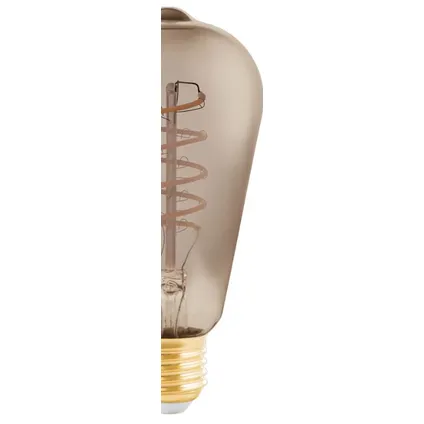 Ampoule à filament LED EGLO ST64 gris dimmable E27 4W 2