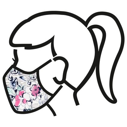 Busters wasbaar mondmasker Girl polyester/katoen – 3 stuks