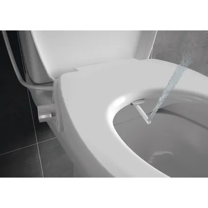 Abattant de WC avec bidet Allibert Aledo thermoplastique blanc 2
