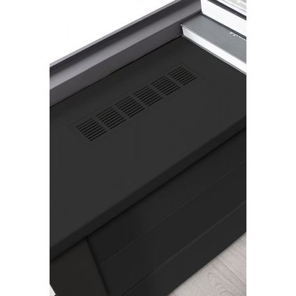CanDo Mix & Match vensterbank radiatorbekleding zwart 160x30cm