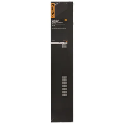 CanDo Mix & Match vensterbank radiatorbekleding zwart 160x30cm 5
