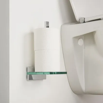 Porte-rouleaux de papier toilette de réserve Tiger Safira chrome 5