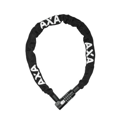 AXA kettingslot Absolute 90cm ø5mm zwart met code