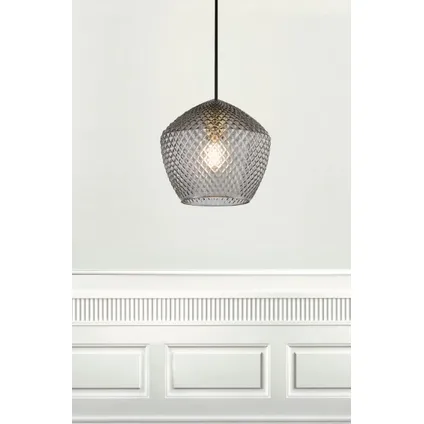 Nordlux hanglamp Orbiform gerookt glas ⌀23cm E27 2