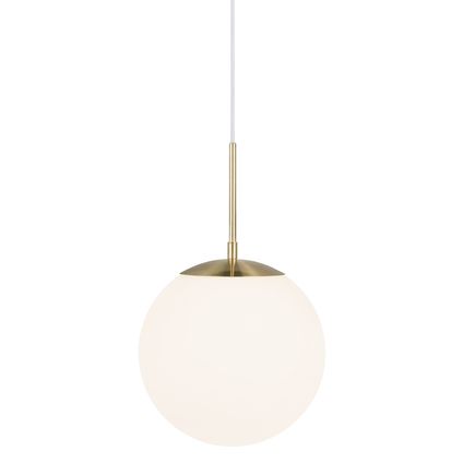Nordlux hanglamp Grant opaal messing ⌀25cm E27