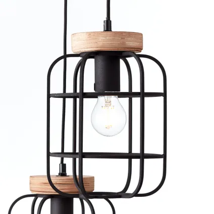 Brilliant hanglamp Gwen zwart ⌀42cm 3xE27 6