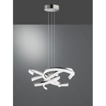 Fischer & Honsel hanglamp LED Sund TW zilver 4x7,5W